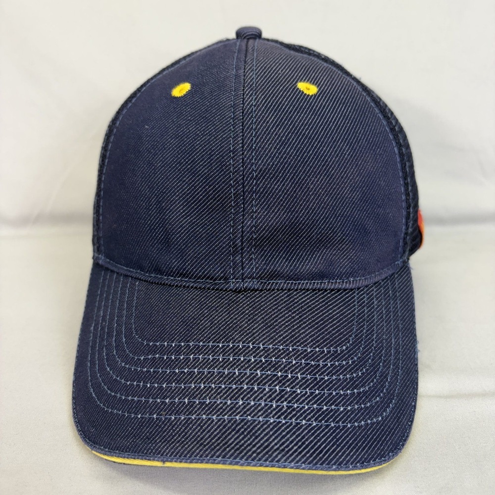 McDonalds Trucker Hat Employee Uniform Unisex OSFM Navy Blue Snapback Cap